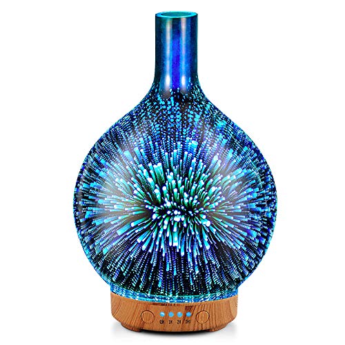 Porseme 3D Essential Oil Diffuser Cool Mist Humidifier