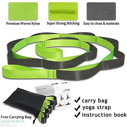 51Cr+1QuL9L Onory Yoga Strap Stretch Straps for Physical Therapy