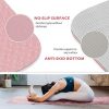 Yoga Mat Non Slip, Pilates Fitness Mats with Alignment Marks