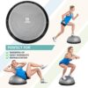 Half Yoga Ball with Resistance Bands, Handle, and Jump Rope