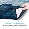 Large Yoga Mat Towel with Corner Pockets