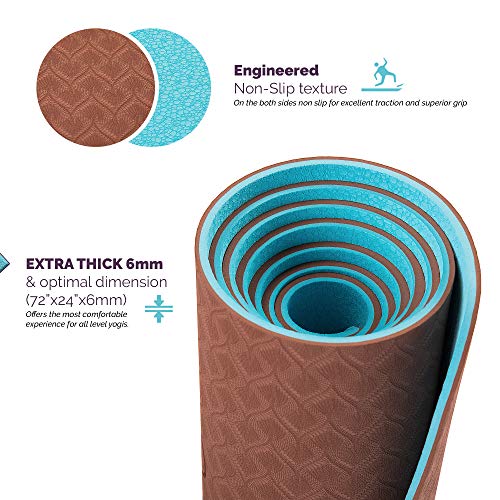 51DNuVu-HkL OmDashi Fitness Instructional yoga mat