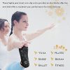 Non-Slip Yoga Socks for Ladies - Toeless Anti-Skid Pilates, Barre, Ballet, Bikram Workout Socks with Grips