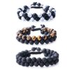 WRCXSTONE Natural Stone Bracelet Mens