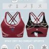RUNNING GIRL Strappy Sports Bra for Women