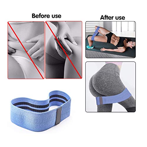 51EKrAd42-L Kanxiner Resistance Bands for Legs, Cotton Yoga Strap