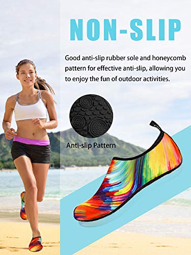 51EPYzJlNQL 3 Pairs Water Sports Shoes Quick-Dry Aqua Socks