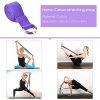 Yoga Beginner Set High Density EVA Foam Block and 6 Ft Cotton Stretching Strap