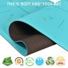 DAWAY Eco Friendly TPE Yoga Mat - Y8 Wide Thick