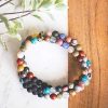 Terra Wrap Essential Oil Bracelet - Aromatherapy and Handmade Jewelry for Balance, Clarity & Wisdom