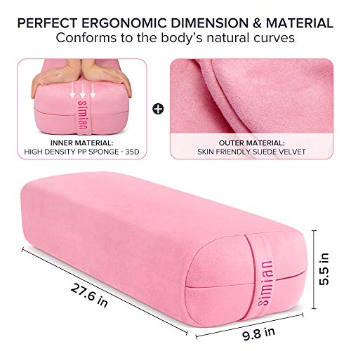51FAg97x4BL Rectangular Yoga Bolster - Premium Comfort and Support