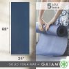 Gaiam Yoga Mat Premium Solid Color Non Slip Exercise
