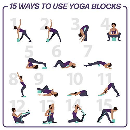 URBNFit Yoga Block - 1PC - Moisture Resistant High Density