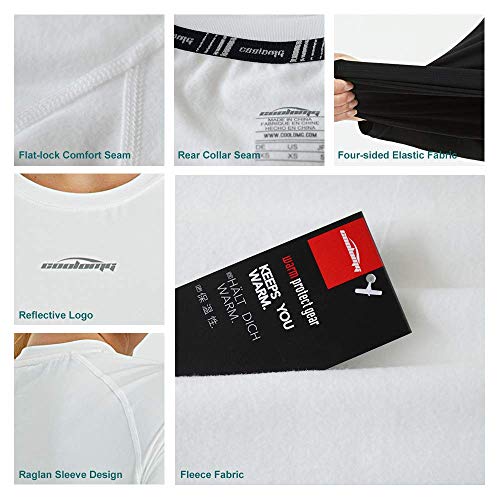 51Fzmd11t7L Stay Cozy and Stylish with Yoga Women Thermal Underwear Long Johns Set - Perfect for Winter Workouts
