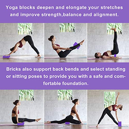 51GAT5ThzTL Yoga Block High Density EVA Foam Brick Supportive Latex-Free