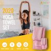 Yoga Mat Towel and Hand Towel as a Combo Set