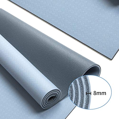 51GL9XB0nnL Wide Yoga Mat for Pilates Stretching, Exercise Mat