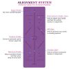 Thick Nonslip Yoga Mat with Alignment Lines