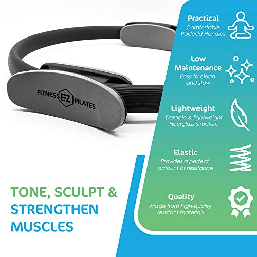 Fitness EZ Pilates Ring + Yoga Resistance Ring