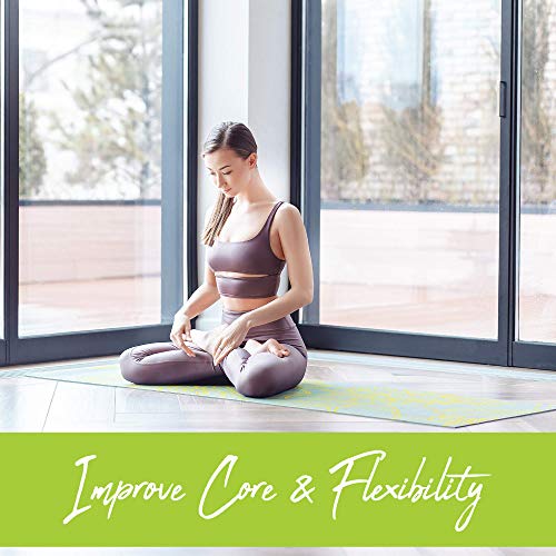 51Gk7SzoNRL Nicole Miller Yoga Workout Mat, Thick Yoga Exercise for Home Gym