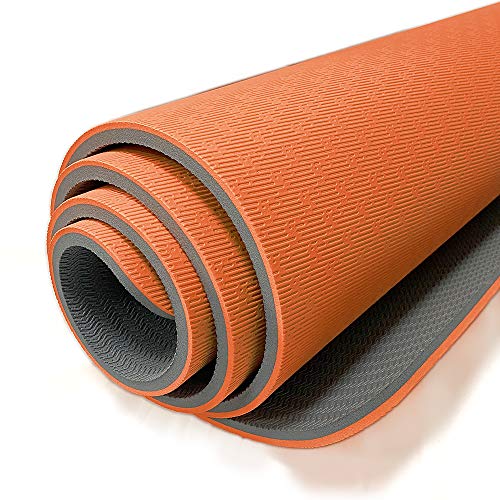 Hatha Yoga Extra Thick TPE Yoga Mat - 72"x 32" Thickness
