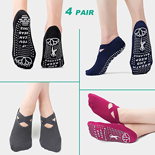 51H3twLu-dL SEVENS Yoga Socks for Women Non Slip Grip Socks