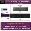 Samadhaan Eye Mask for Sleeping - Eye Cover Upgraded Velcro
