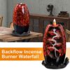 Backflow Incense Burner: Harmony and Relaxation in Red