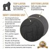 Premium Extra Thick Large Exercise Mat - 7' x 4' x 8mm Ultra Durable