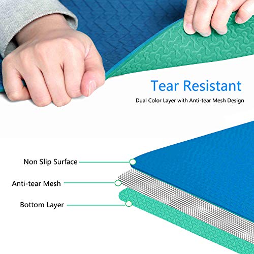 51JFmEHeu1L Yoga Mat Non Slip with Carrying Strap