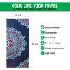 Yoga Mat Towel Non-Slip – Deep Peace - Ultra Soft