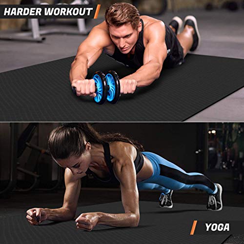 51Jl2nIhpfL Large Yoga Mat for Pilates Stretching Home Gym Workout