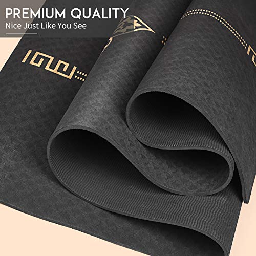 51JmGP8maIL π§ββοΈ 6mm Thick Yoga Mat β Perfect for Yoga, Pilates, and Home Workouts! πΏ