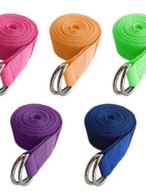 Yoga Exercise Adjustable Straps for Pilates Gym Workouts