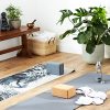 Gaiam Yoga Block + Yoga Strap Set, Grey