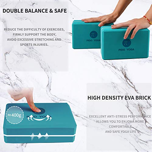 PIDO YOGA Block (Set of 2) - High Density EVA Foam Blocks