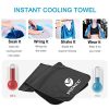 YQXCC Cooling Towel 4 Packs (47"x12") Microfiber Towel
