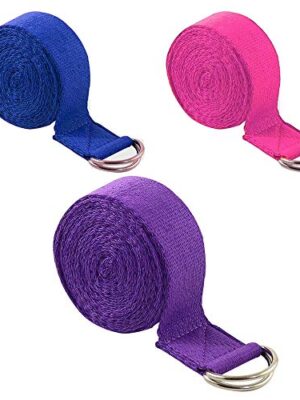 3 PCS Yoga Exercise Straps, Stretch Bands