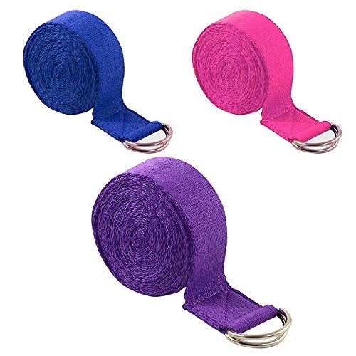3 PCS Yoga Exercise Straps, Stretch Bands