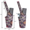 Ewedoos Yoga Mat Bag with Large Size Pocket and Zipper Pocket