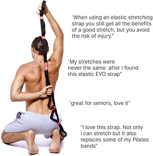 Yoga EVO Stretching Strap with Loops for Physical Therapy Yoga