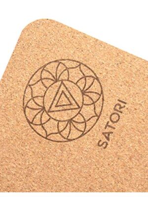 SatoriConcept Cork Yoga Mat - 100% Eco Friendly Cork