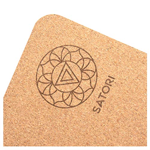SatoriConcept Cork Yoga Mat - 100% Eco Friendly Cork