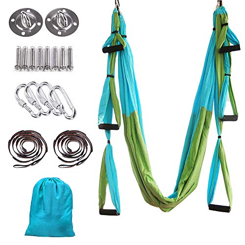 MelkTemn Aerial Yoga Swing Set,Yoga Trapeze Swing