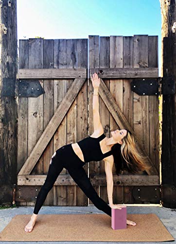 51LRWYLMbAL Teeyar Yoga Blocks Set Sturdy Odorless 3 Inch(High Density)