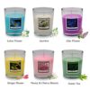 Set of 12 Scented Candles with 6 Fragrances