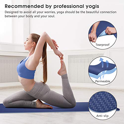 51Lz3+bSltL Yoga Mat Exercise Fitness Mat - High Density Non-Slip