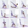 Yoga Cheerleading Stretching Strap with Aerial Yoga Swing