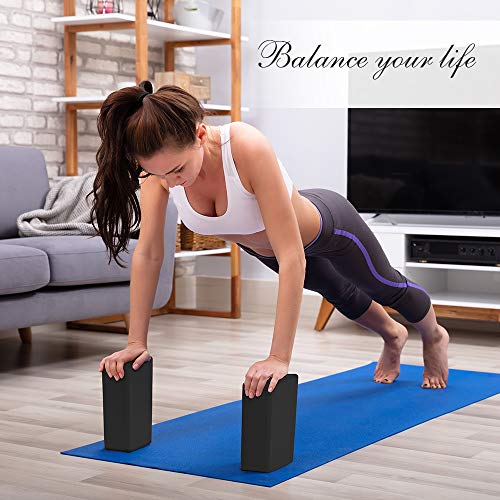 51ML9qwKXJL Yoga Block Combo Set Improve Stability and Balance