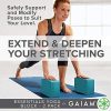 Block Set Non-Slip Surface for Yoga, Pilates, Meditation, Vivid Blue